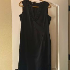Talbots sleeveless black summer dress